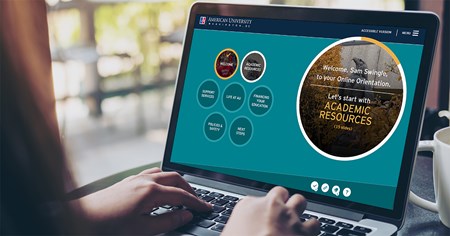 American University Online Orientation Platform