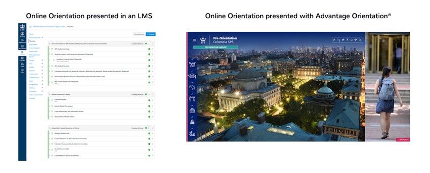 Advantage Orientation Comparison for Design, Navigation and Accessibility